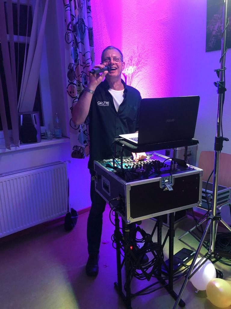 Ralf Grote beim Geburtstagsfest